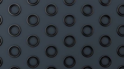 Interior pattern, architectural background. 3d illustration, 3d rendering.