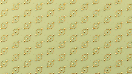 Interior pattern, architectural background. 3d illustration, 3d rendering.