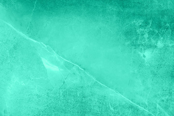 Mint marble texture. Natural patterned stone for background, copy space and design. Trendy green and turquoise color. Abstract marble stone surface.