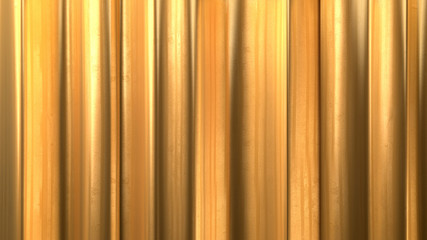 Luxury elegant metal gold background. 3d illustration, 3d rendering.