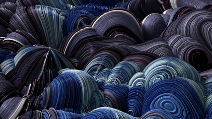 Obraz premium Soft, nice abstract background in bright colors. 3d illustration, 3d rendering.