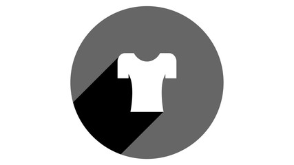 T-shirt icon. Flat icons vector design. Simple icons with shadows