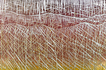 using sharp wood carving tools Unwrap an image and print with ink onto the wood, .then place the paper over the top of the wood and put on the printing press. Art images will be posted on paper.