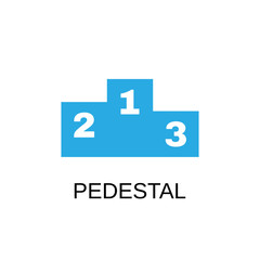 Pedestal icon. Pedestal symbol design. Stock - Vector illustration can be used for web.