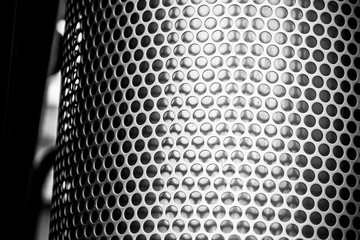 Arrière plan texture formes métalliques