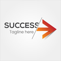 abstract arrow brand Next statistic successful logo icon template 