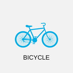 Bicycle icon. Bicycle symbol design. Stock - Vector illustration can be used for web.