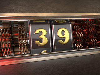 number 39 style of slot machine