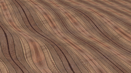 Wavy wood floor,Brown background