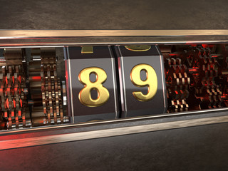 number 89 style of slot machine