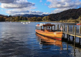 boat on the lake