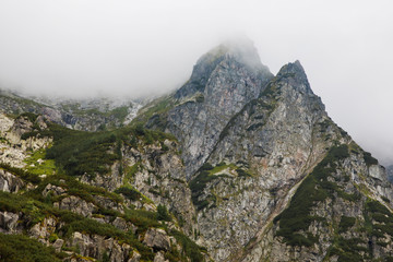 Landcscape hight mountains. Landscape in the mountain.