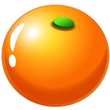 Orange - Fruits Items for match 3 games, Assets for Reskin