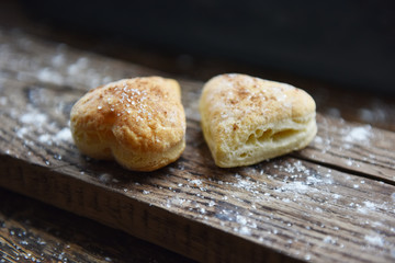 cookies of different shapes sprinkled with sand
