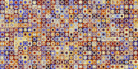 Fototapeta premium Colorful mosaic covers design. Minimal geometric pattern background. Eps10 vector