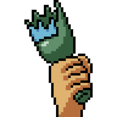 vector pixel art violence drunk