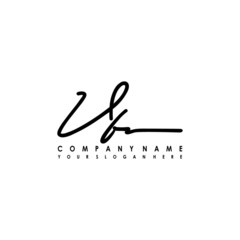 VF initials signature logo. Handwriting logo vector templates. Logo for business, beauty, fashion, signature