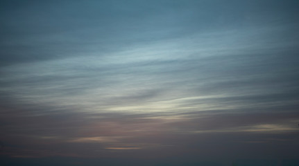 dramatic sky with clouds