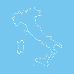 map of Italy