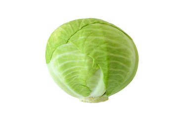 Fototapeta premium cabbage isolate on a white background. Harvest Vegetables. Design Elements