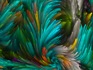 Fototapeta premium Swirling Paint