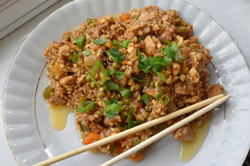 Chinese style chicken in soy sauce