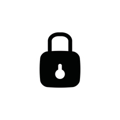 the lock icon. vector illustration