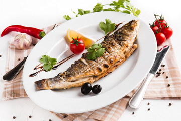 grilled fresh fish
