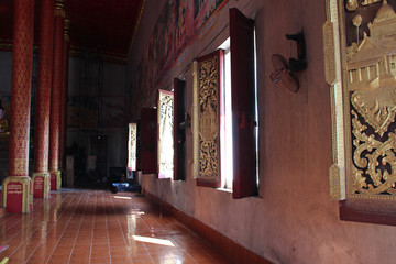 buddhism temple (wat that luang neua) in vientiane (laos)