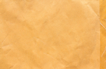 Brown wrinkle recycle paper background