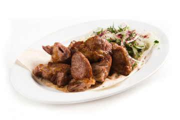 grilled fresh piece of meat