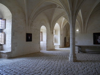 Salle des cuisines d'un chateau