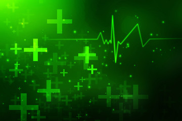 2D illustration medical structure background