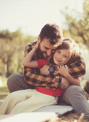 Fototapeta premium You are my little treasure of joy.