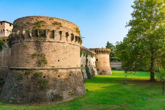 Castle Rocca di Ravaldino in Forli, Italy