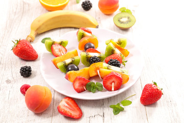 delicious sticky fruit on board