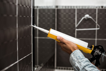 apply silicone sealant