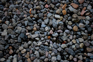 Background of natural stones with grey color