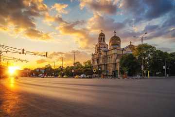 Naklejka premium The Cathedral of the Assumption in Varna
