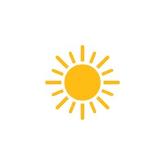 sun ilustration logo