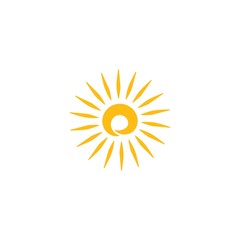 sun ilustration logo