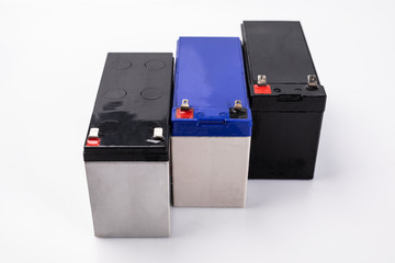 Composition of batteries for uninterruptible power supplies. Three universal batteries for powering...