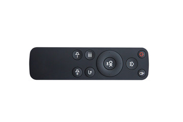 android set top box TV remote control isolated on white background