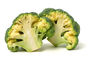 Broccoli vegetable on white background	