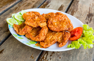 Fish cakes , thai cuisine