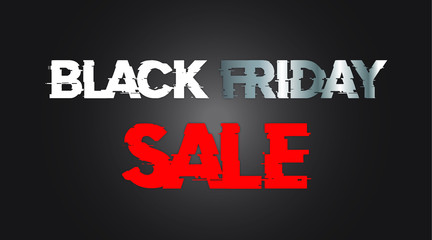 Black Friday Sale Banner, for shopping, sale promotion and advertising. Vector file easy editable