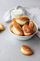 Juicy ruddy with cottage cheese