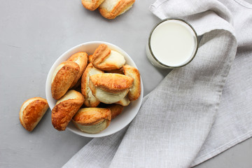 Juicy ruddy with cottage cheese