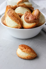 Juicy ruddy with cottage cheese