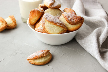 Juicy ruddy with cottage cheese